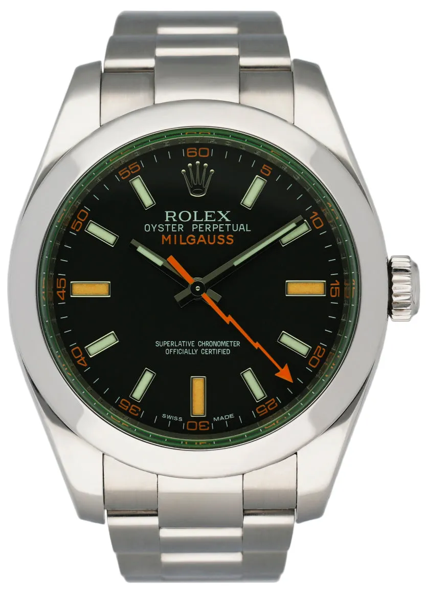 Rolex Oyster Perpetual Milgauss 116400 Mens Watch