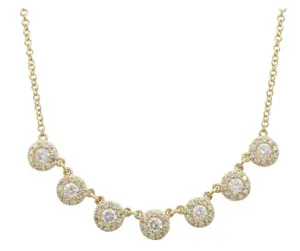 ROSETTE BLOOMED DIAMOND NECKLACE