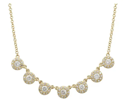 ROSETTE BLOOMED DIAMOND NECKLACE
