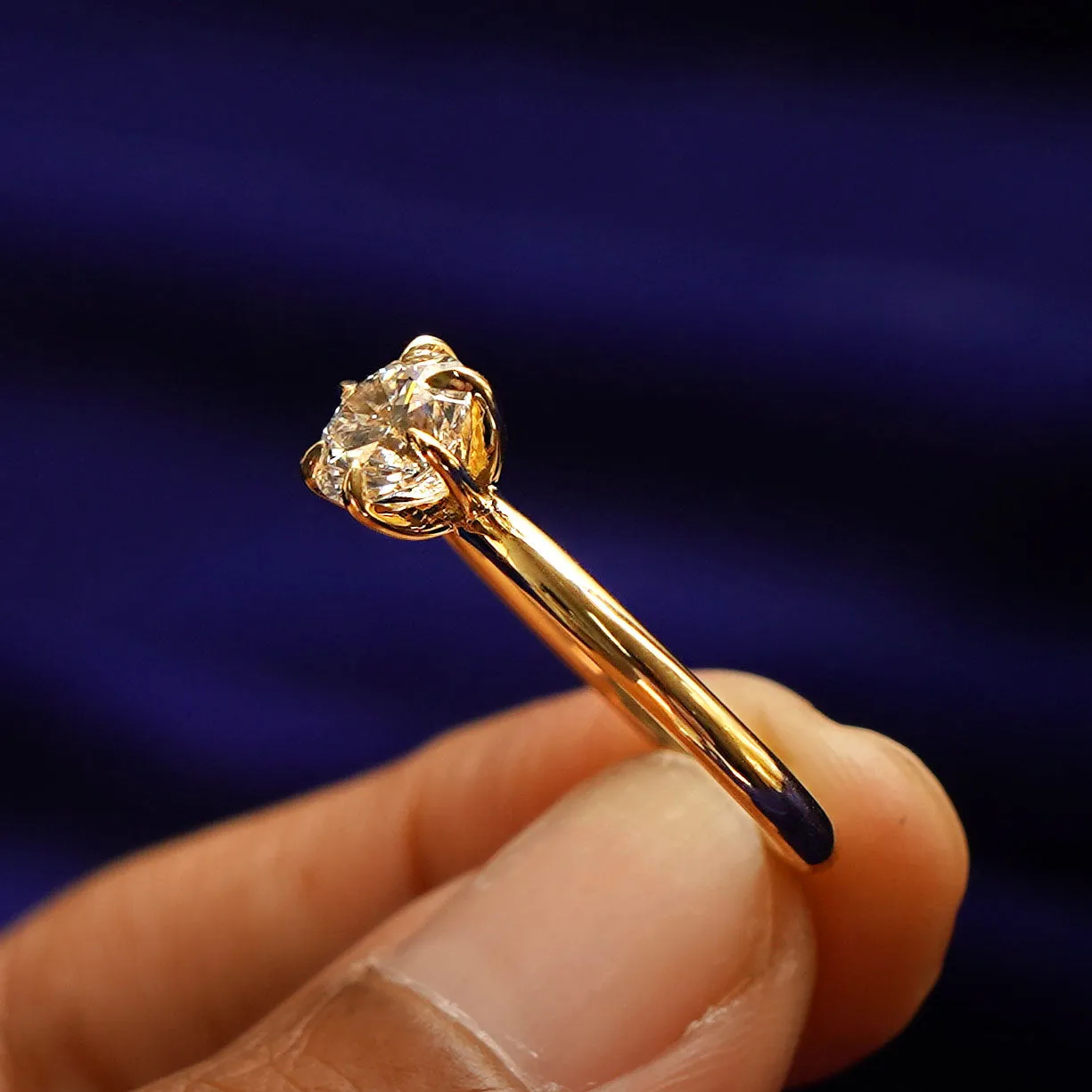 Round Lab Diamond Ring