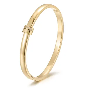 Round smooth surface bracelet-NSB1879ST