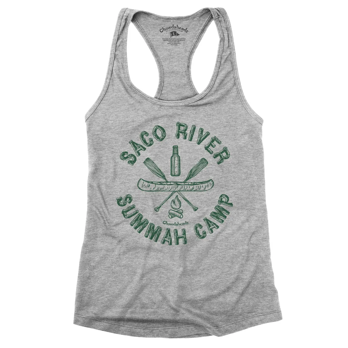 Saco River Summer Camp Ladies Tank Top