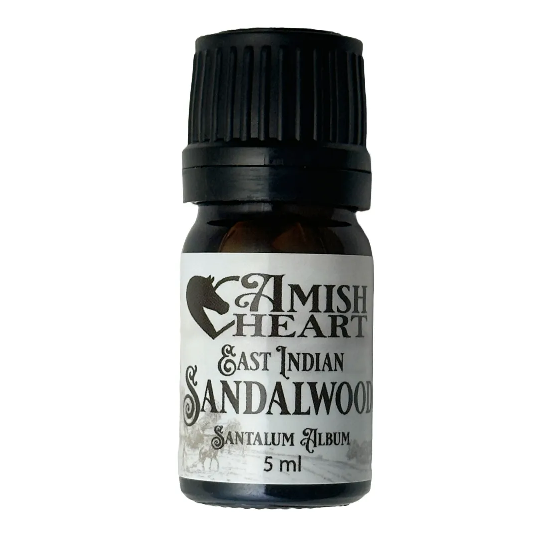 Sandalwood (East Indian) Essential Oil | Organic | Amish Heart