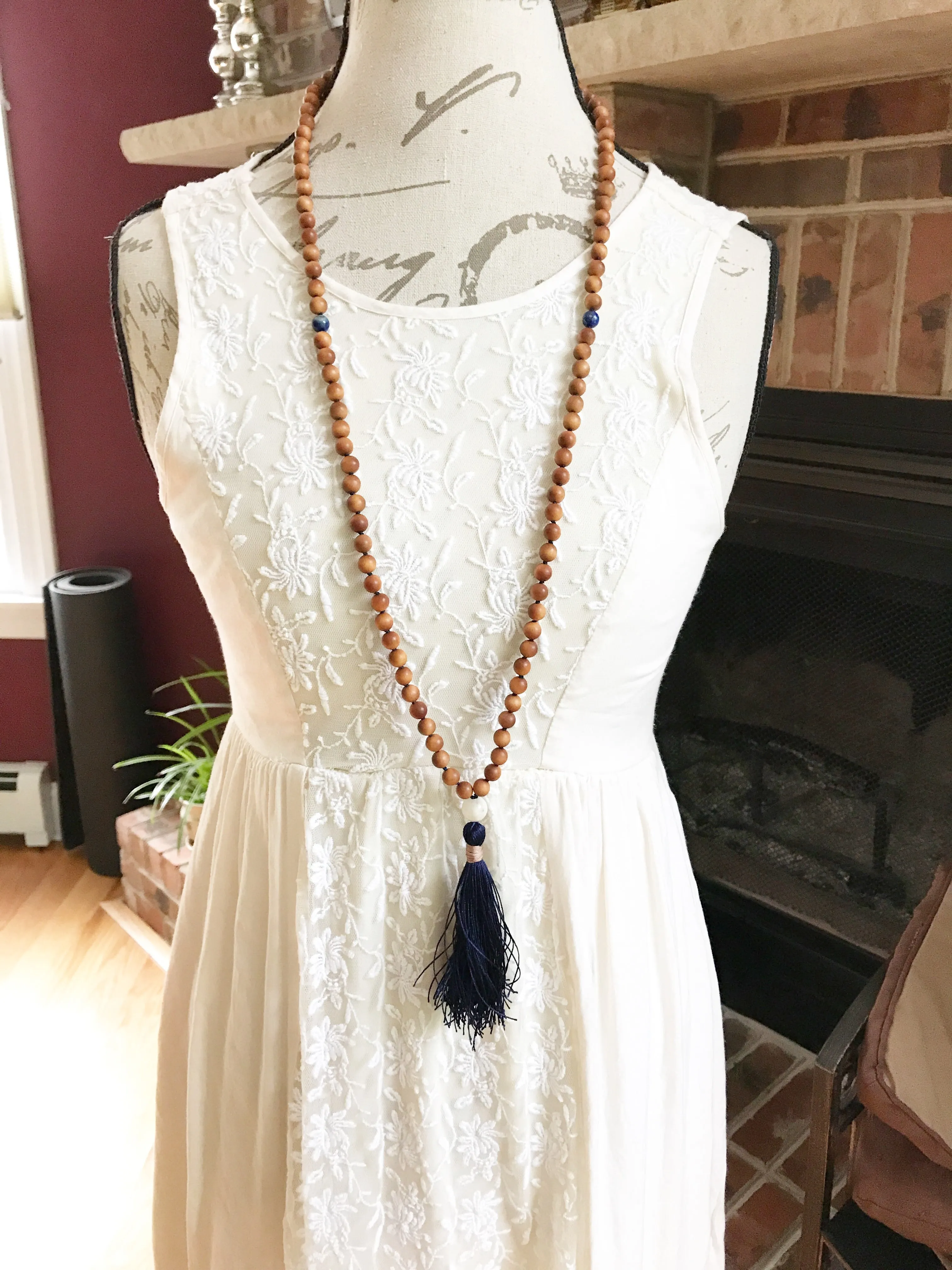 Sandalwood Mala Necklace