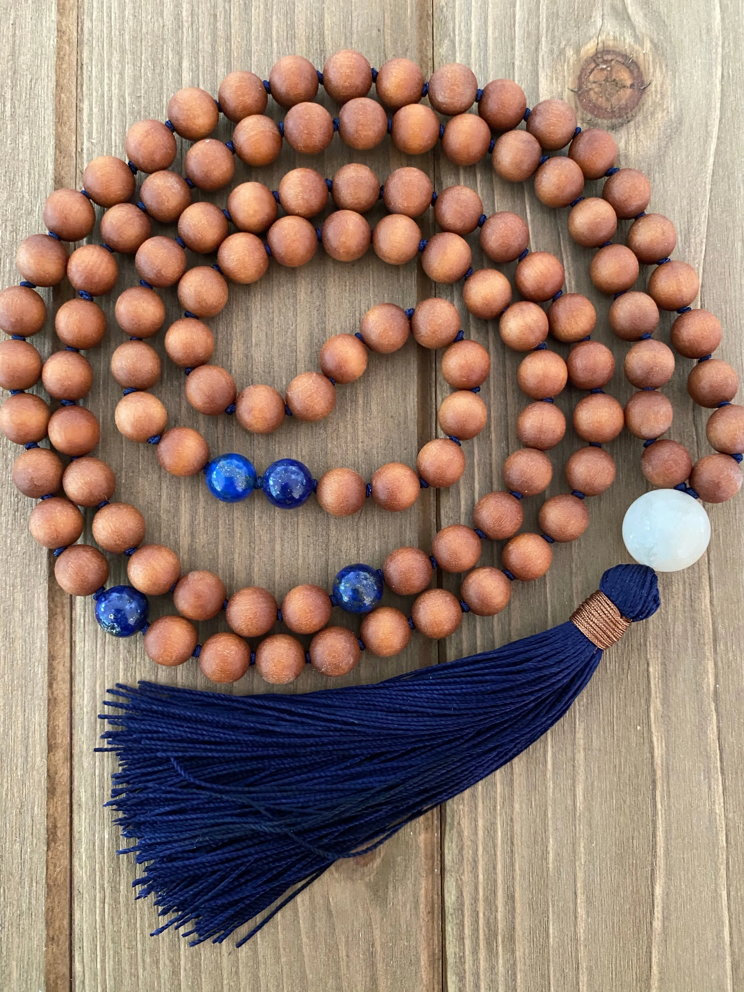 Sandalwood Mala Necklace