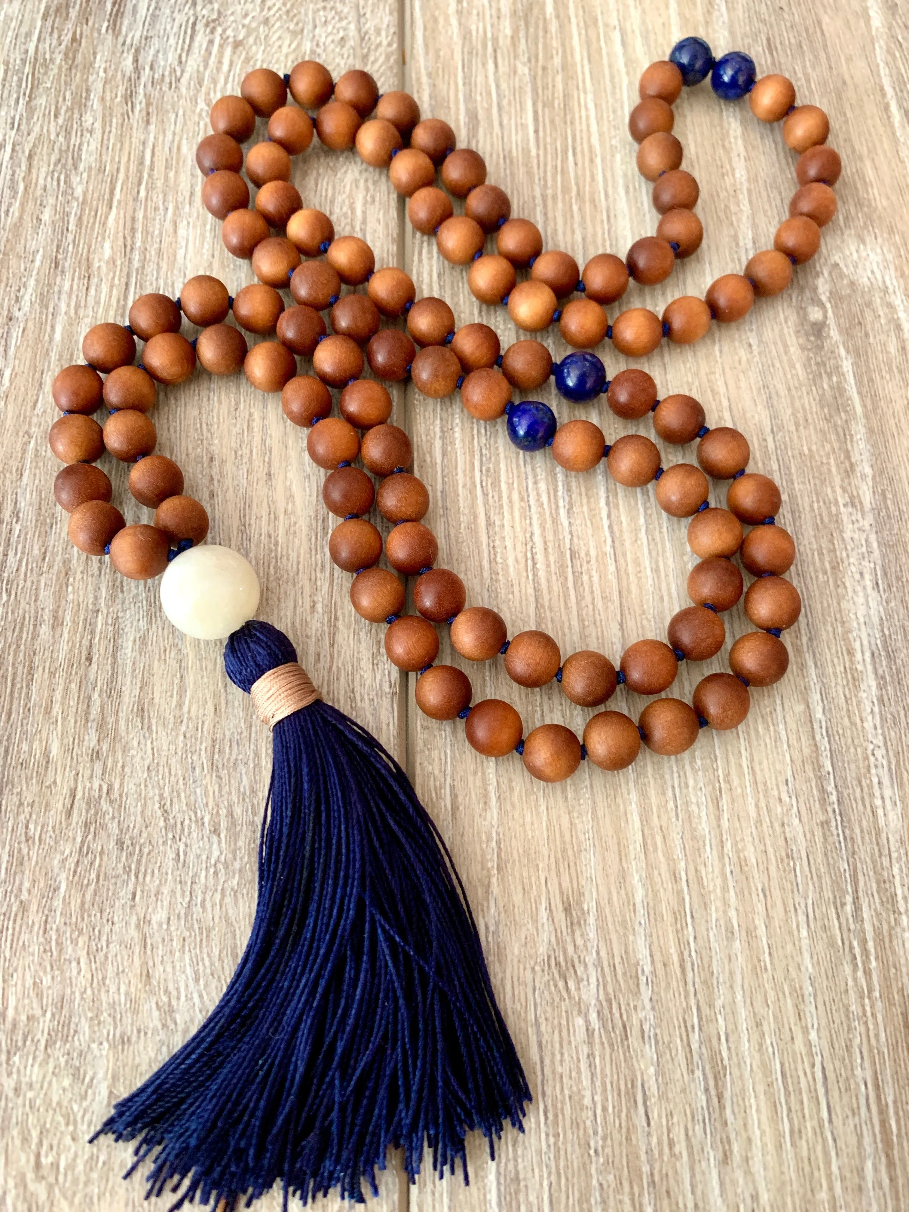 Sandalwood Mala Necklace