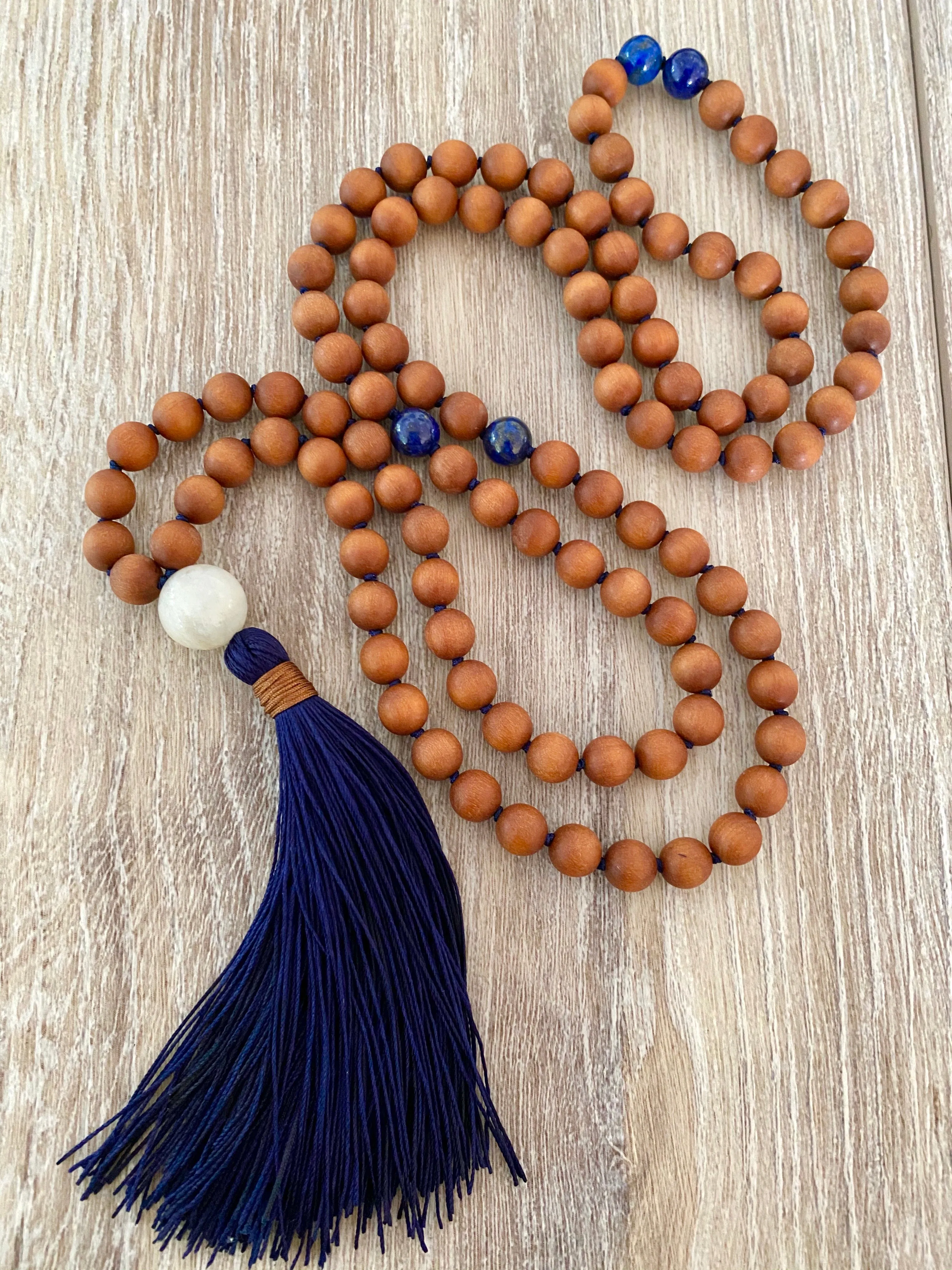 Sandalwood Mala Necklace