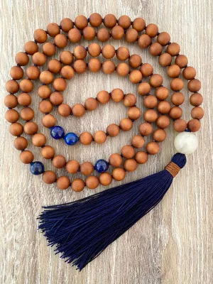 Sandalwood Mala Necklace