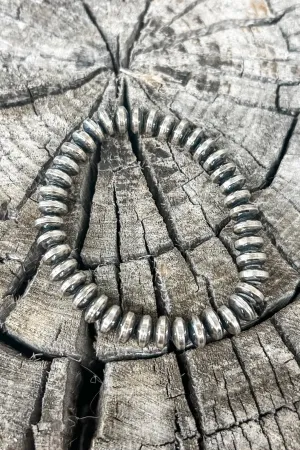 Saucer Navajo Pearl Stretch Bracelet