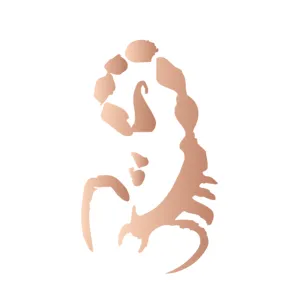 Scorpio in Rose Gold