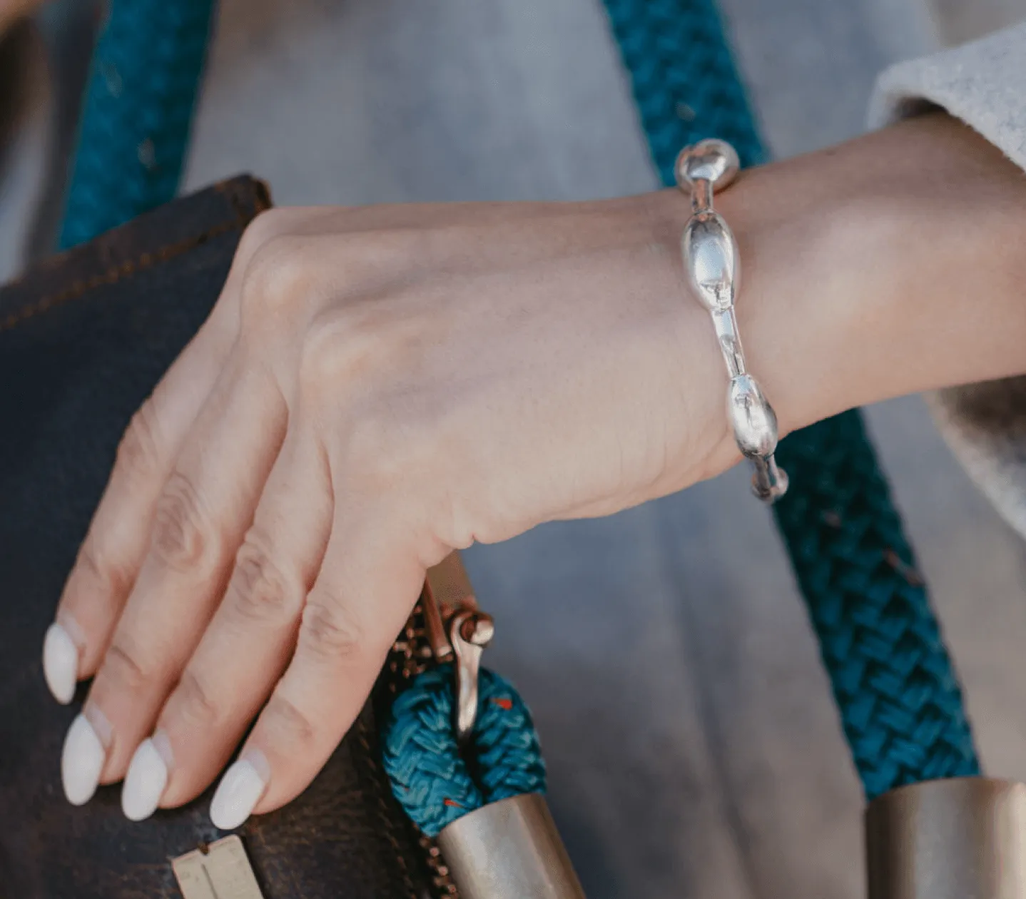 Seaweed Bracelet in Sterling Silver