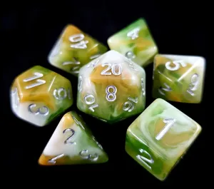 Set of 7 'Viking Saga' Troll RPG Dice