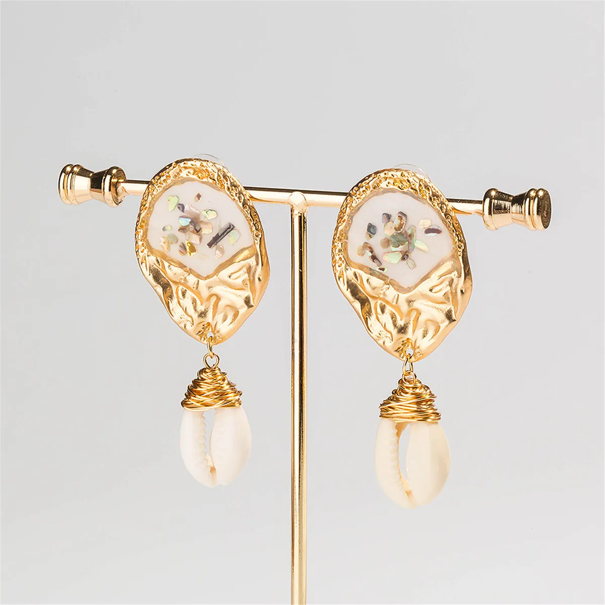 Shell & 18K Gold-Plated Pukka Shell Drop Earrings
