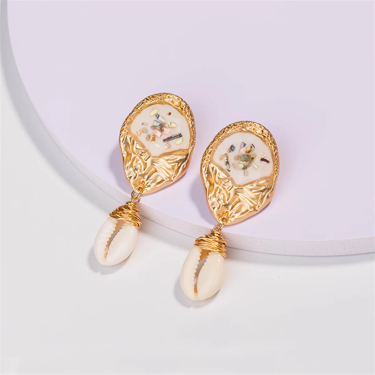 Shell & 18K Gold-Plated Pukka Shell Drop Earrings