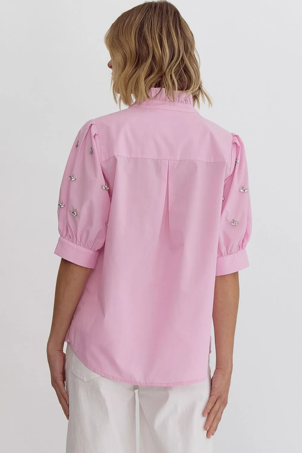 Shining By Day top with Crystal detail