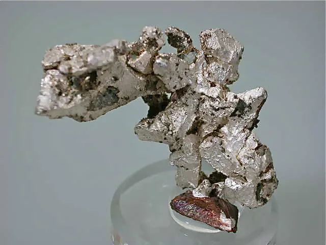 Silver and Copper, Pewabic Lode Quincy Mine, Quincy Mining Company, Lake Superior Copper District, Houghton Co., Michigan, Miniature 5.0 x 6.4 x 7.5 cm, $4800.  Online 11/2. SOLD.