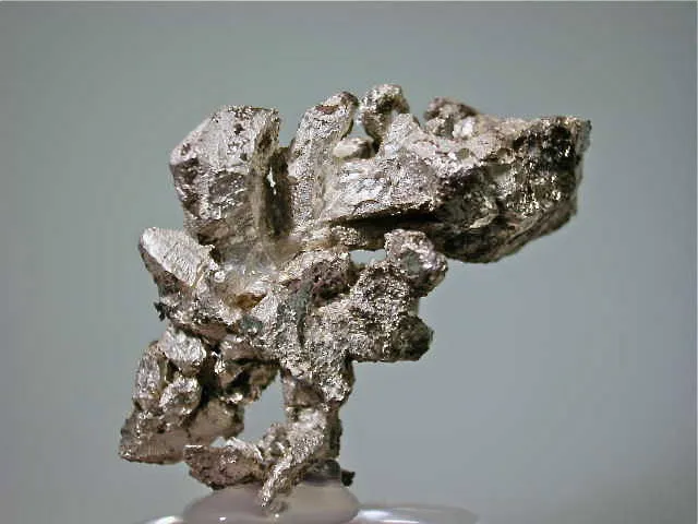 Silver and Copper, Pewabic Lode Quincy Mine, Quincy Mining Company, Lake Superior Copper District, Houghton Co., Michigan, Miniature 5.0 x 6.4 x 7.5 cm, $4800.  Online 11/2. SOLD.
