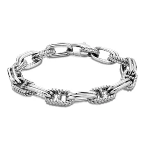 Silver Cable Mariner Chain Bracelet