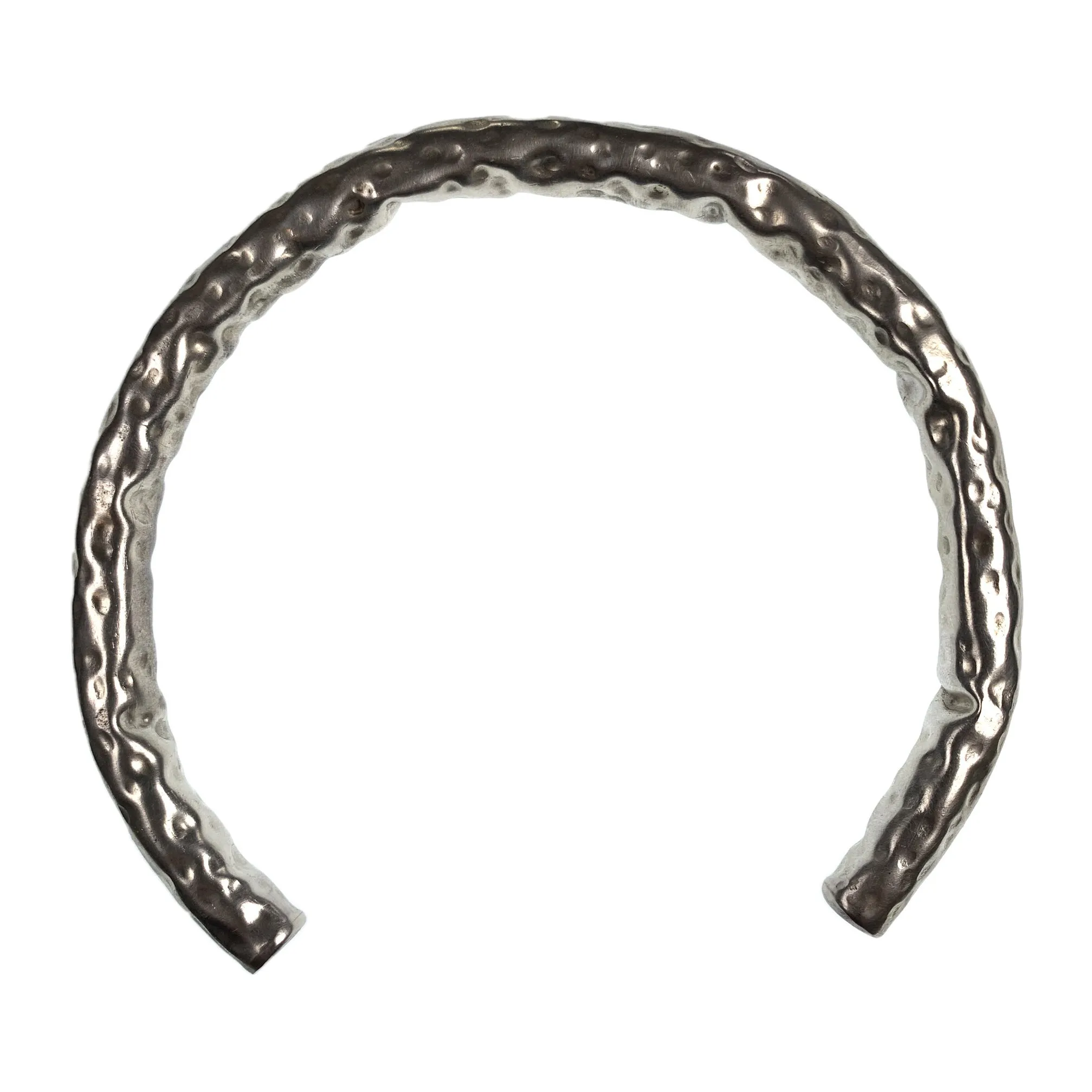 Silver Choker hand hammered