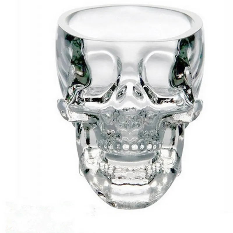 Skull Head Drinking Glass.