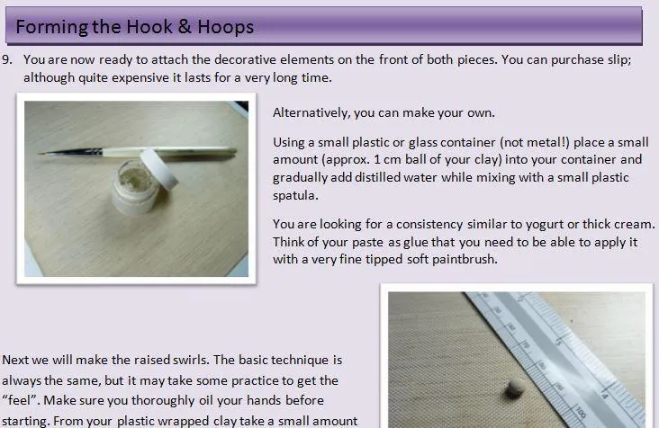 Sky Guide 4: Fine Silver Metal Clay Tutorial - Working with High Shrinkage Metal Clay - Devoted Clasp Project