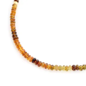 Smooth Chocolate Tourmaline Gold Wrap Bracelet