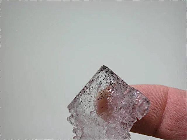 SOLD Fluorite, Elmwood Complex, Carthage, Smith County, Tennessee, Mined c. 1984, Kalaskie Collection #42-94, Miniature 2.5 x 2.5 x 5.0 cm, $250.  Online 11/10