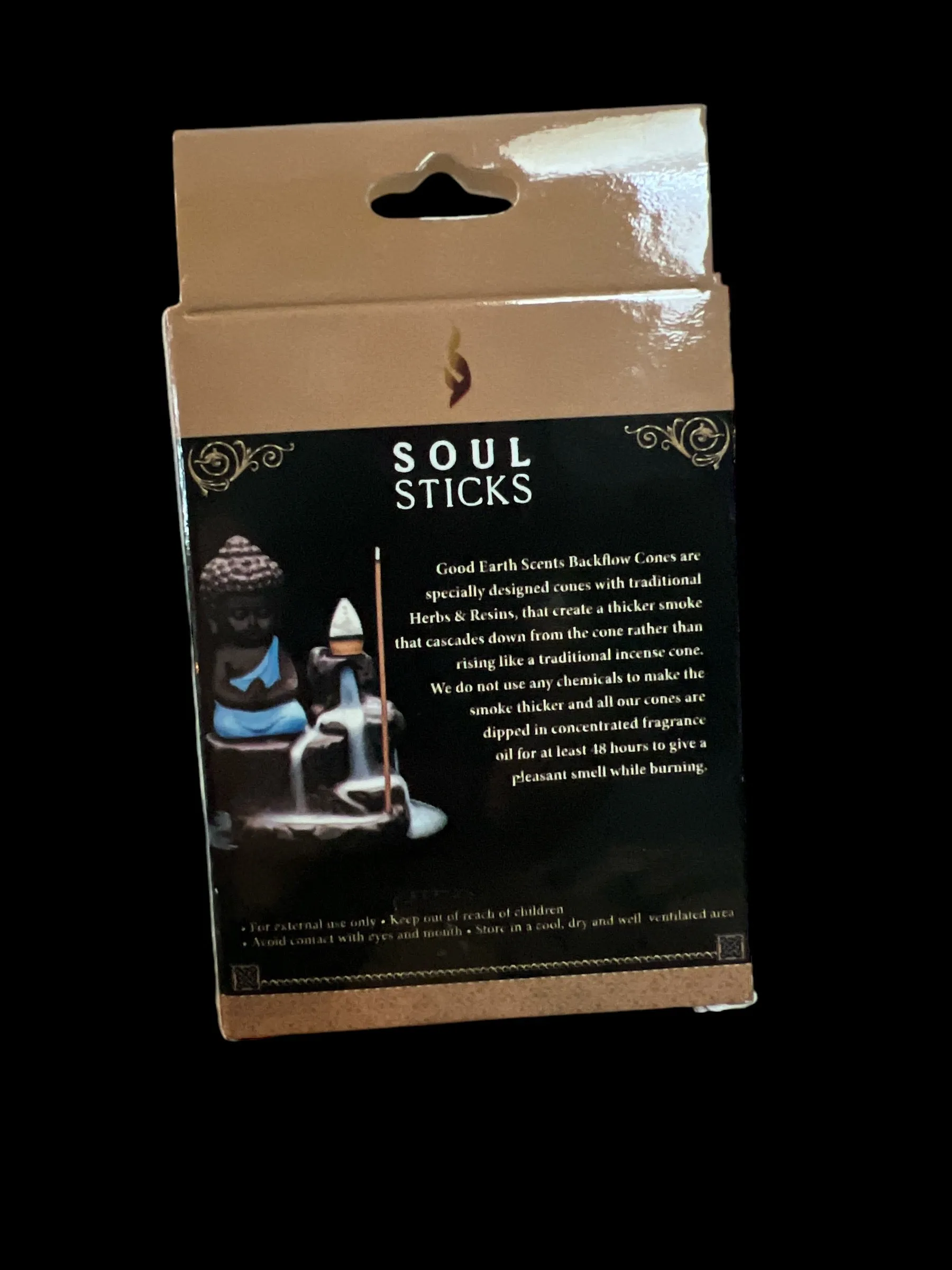 Soul Sticks Backflow Incense Cone - Sandalwood