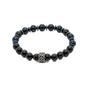 Spiritual Black Onyx Beaded Bracelet