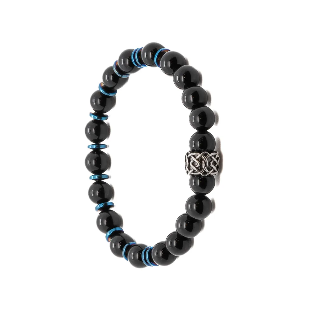 Spiritual Black Onyx Beaded Bracelet