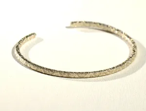 Square Shaped Sterling Silver Cuff Bracelet