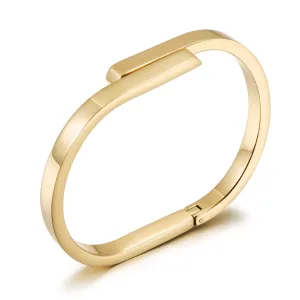 Stainless steel smooth surface bracelet-NSB1889STGC-2