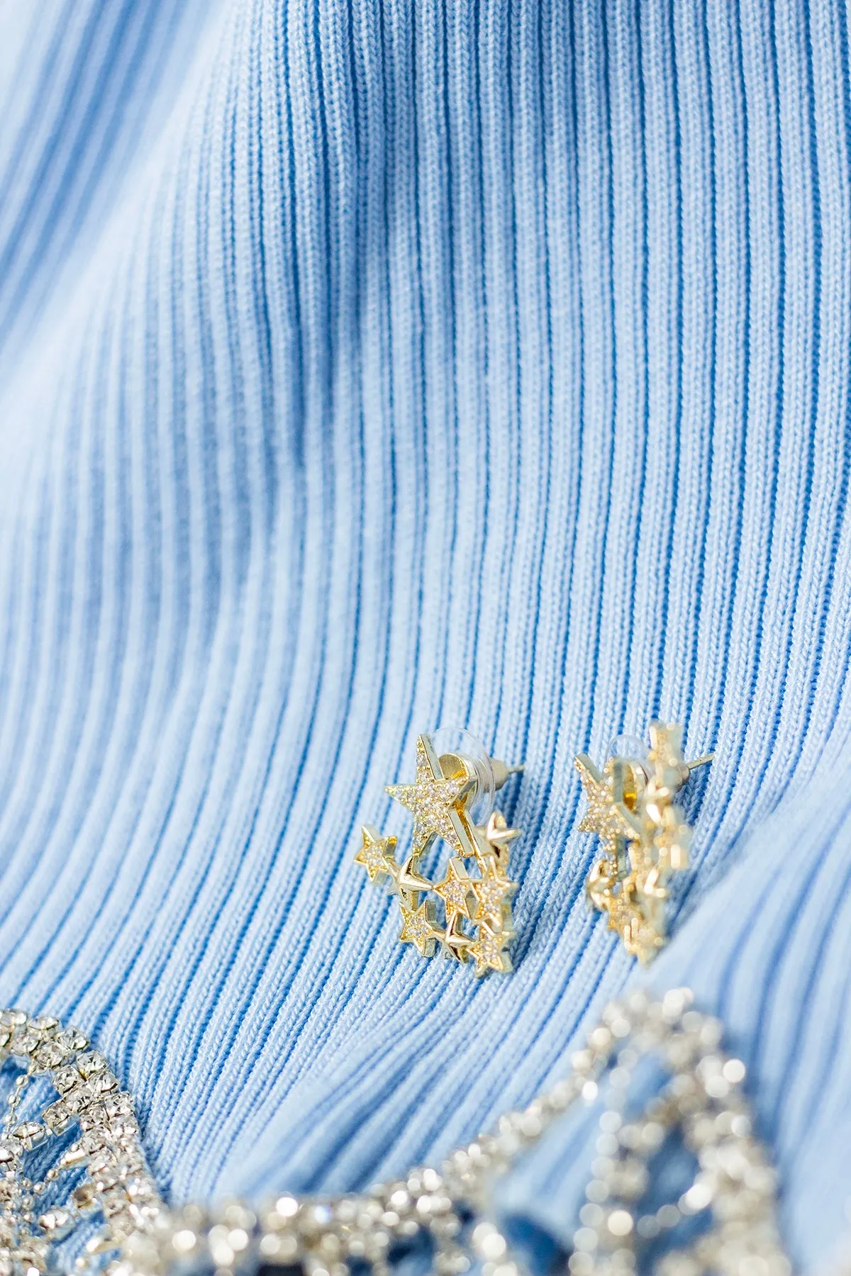Star Constellation Diamante Earrings