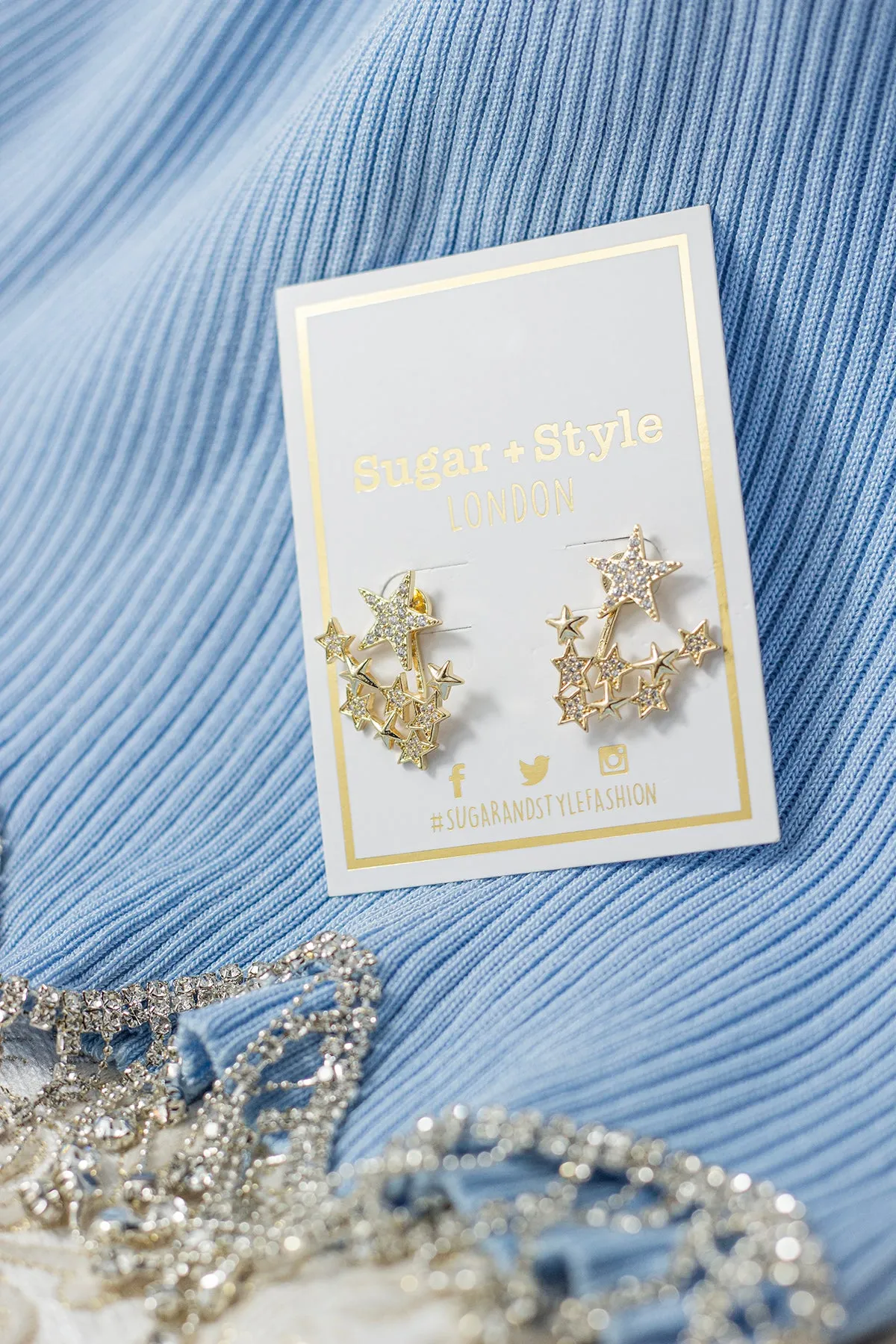 Star Constellation Diamante Earrings