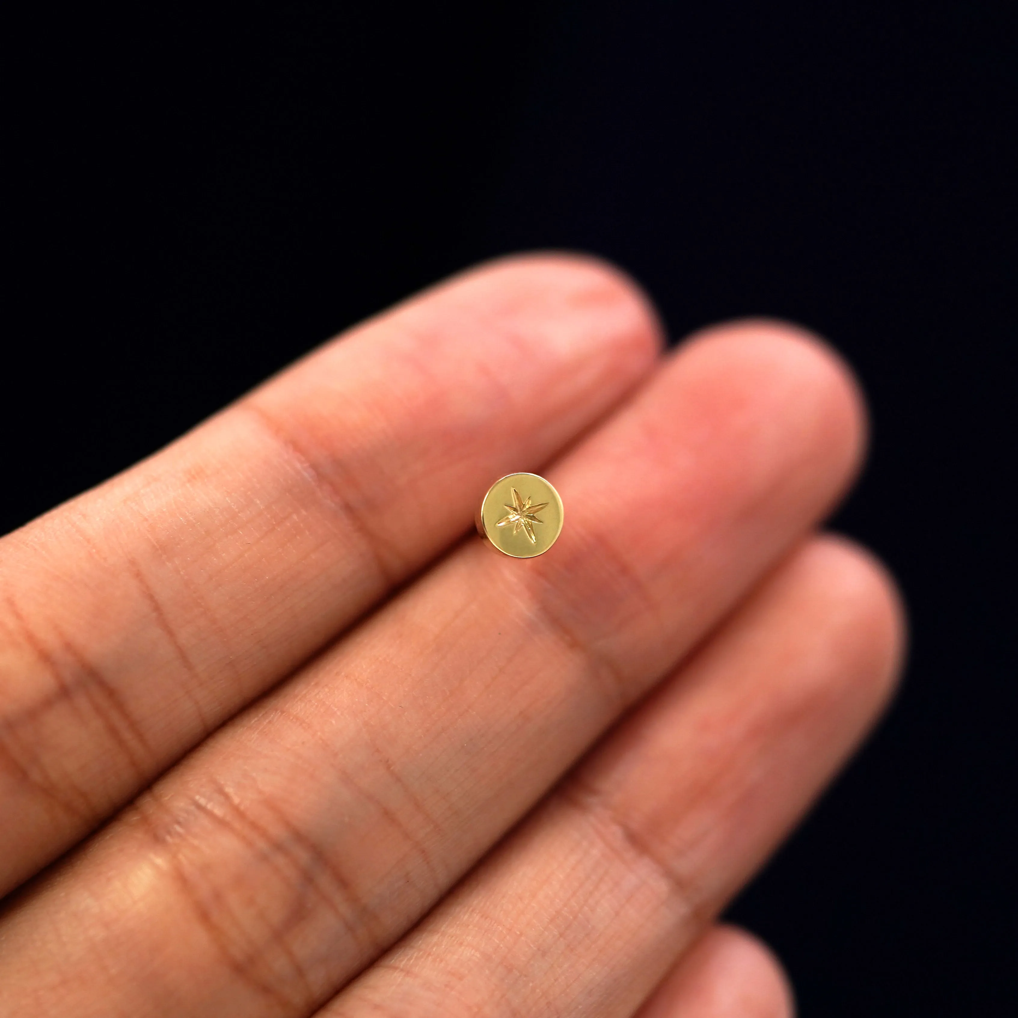 Star Disk Earring