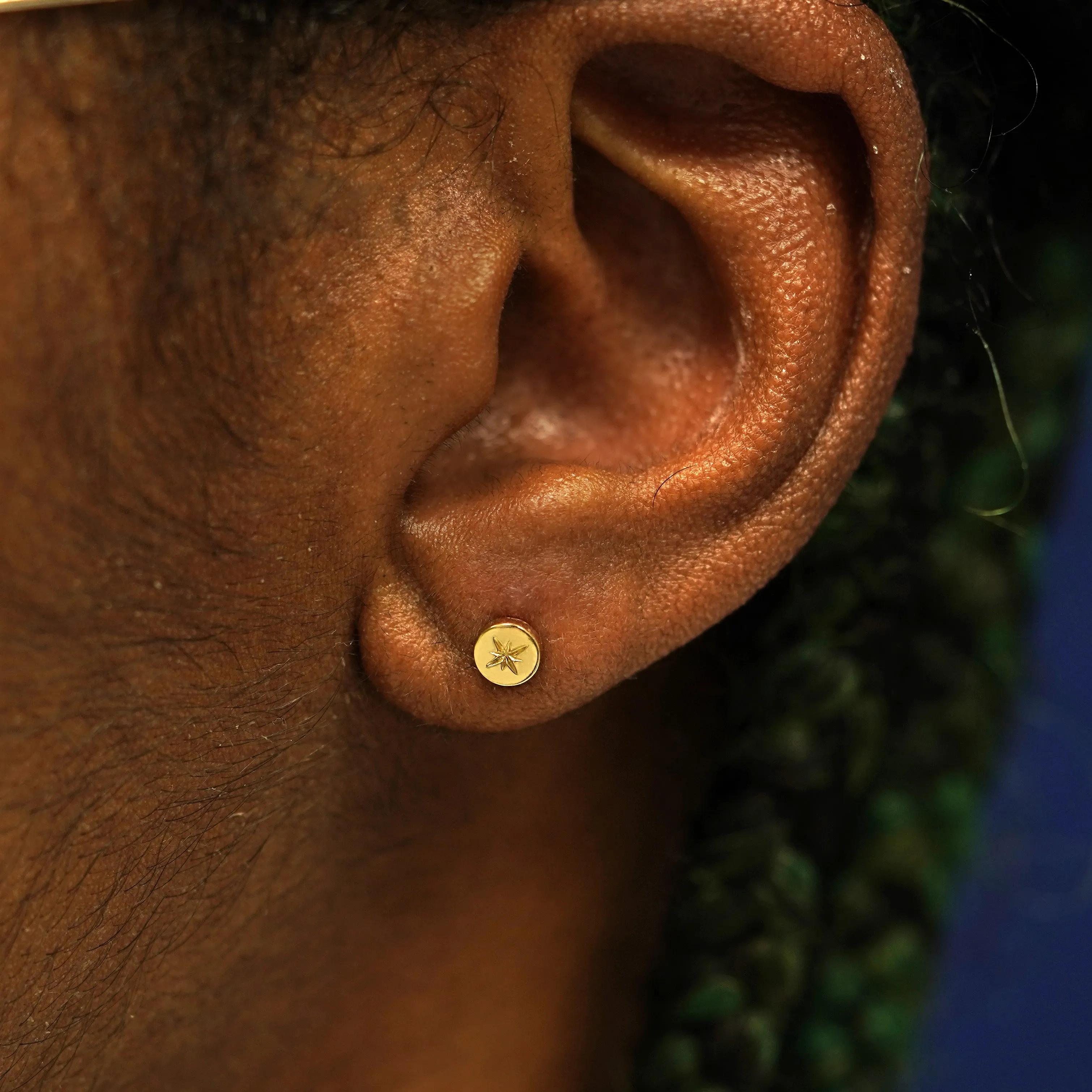 Star Disk Earring