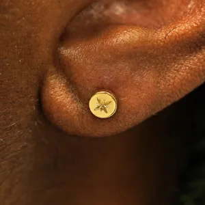 Star Disk Earring