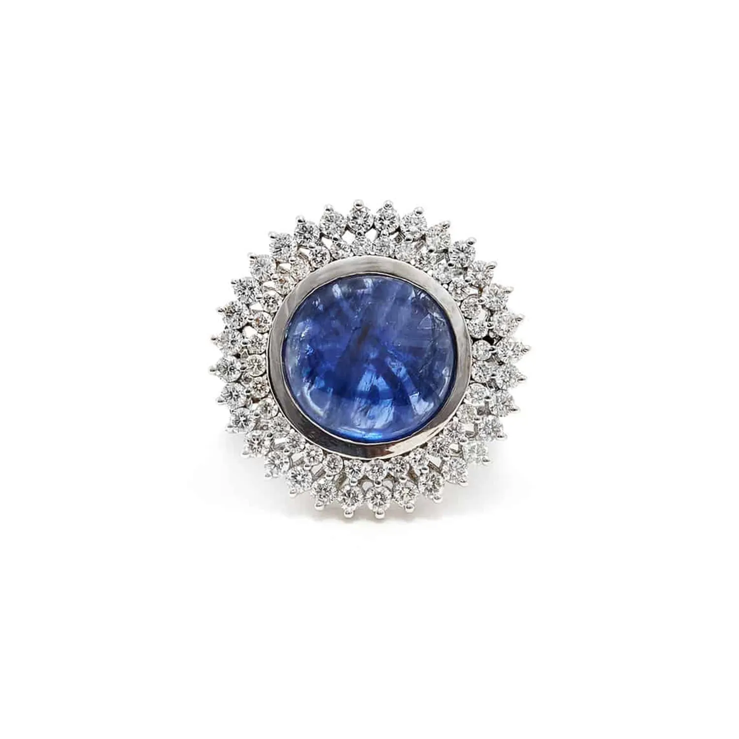 Star Fall Sapphire Diamond Dress Ring