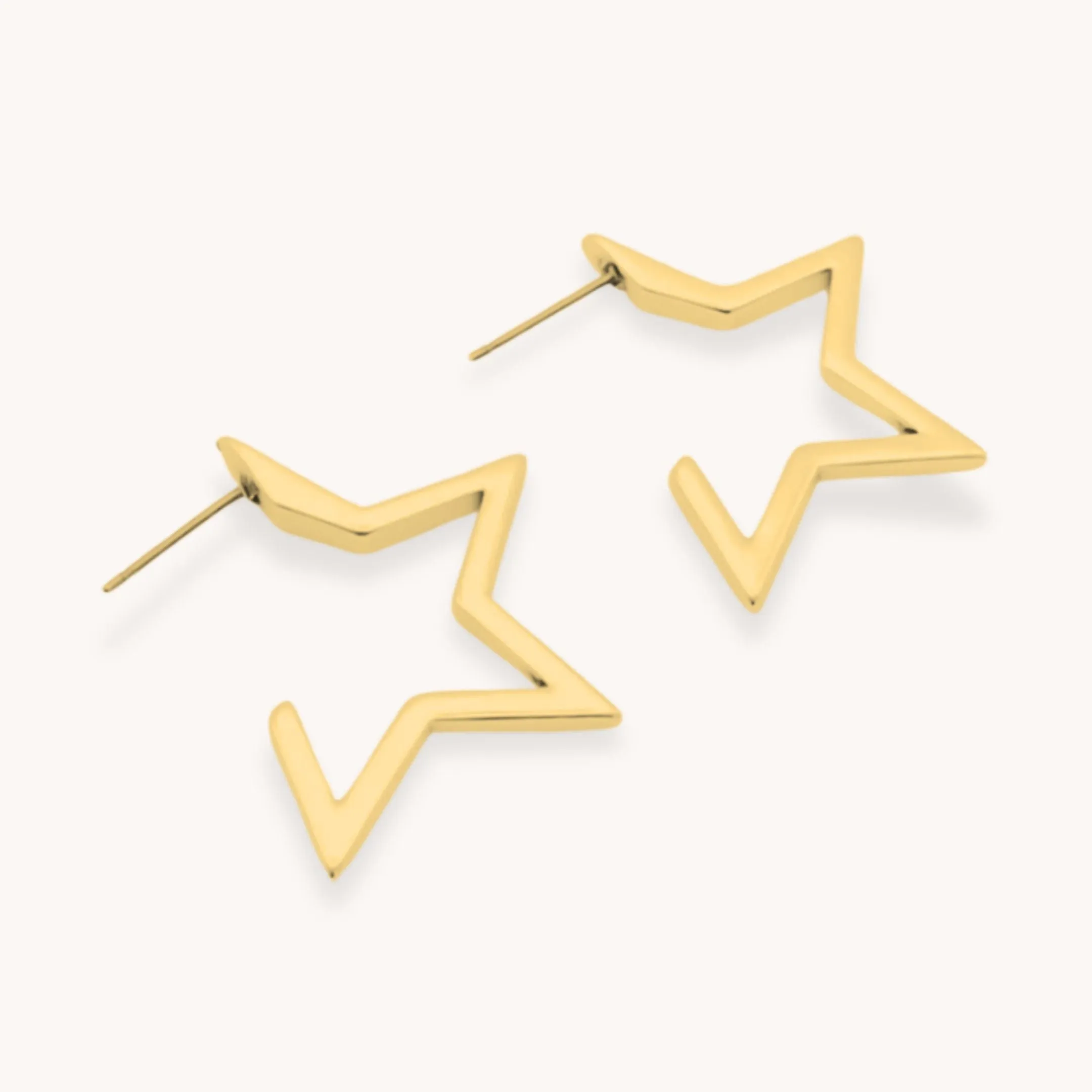 Star Hoops, Gold