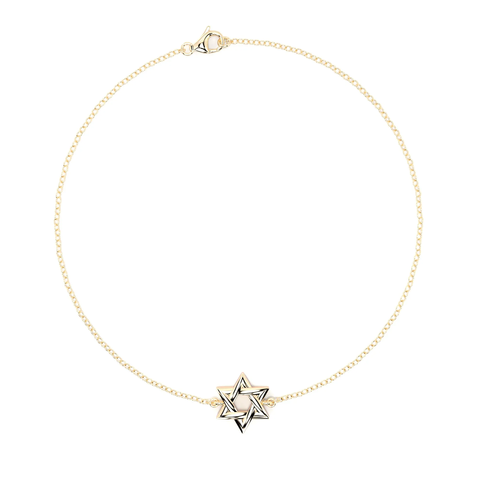 Star of David Gold Bracelet