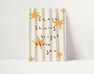 Stars Shining For You A4 Art Print