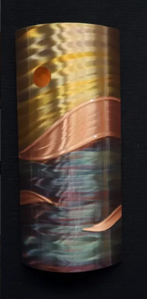 Stormy Seas Copper Wall Sculpture