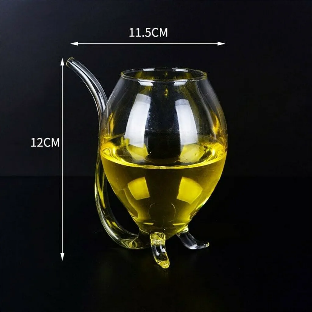 Straw Wine Glass Drinkware