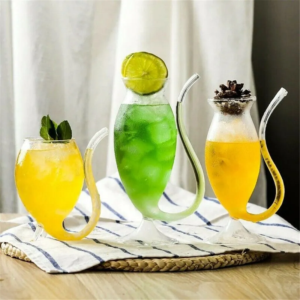 Straw Wine Glass Drinkware