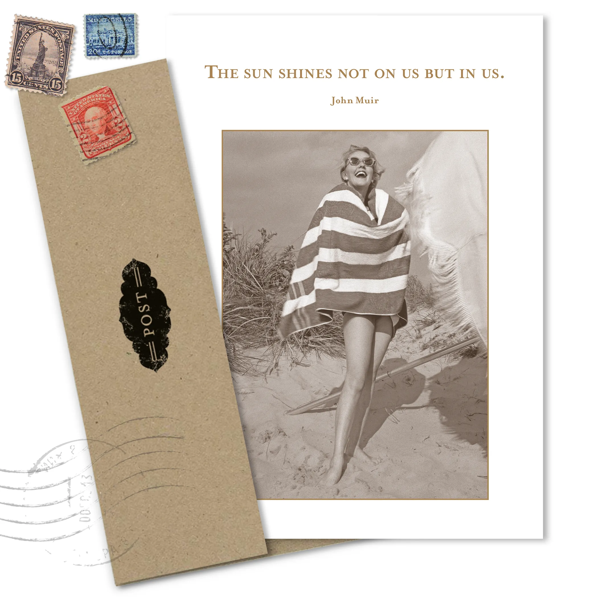 Sun Shines In Us Birthday Card