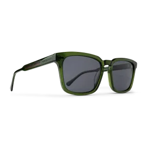 Sunset Black Walnut Transparent Green Sunglasses