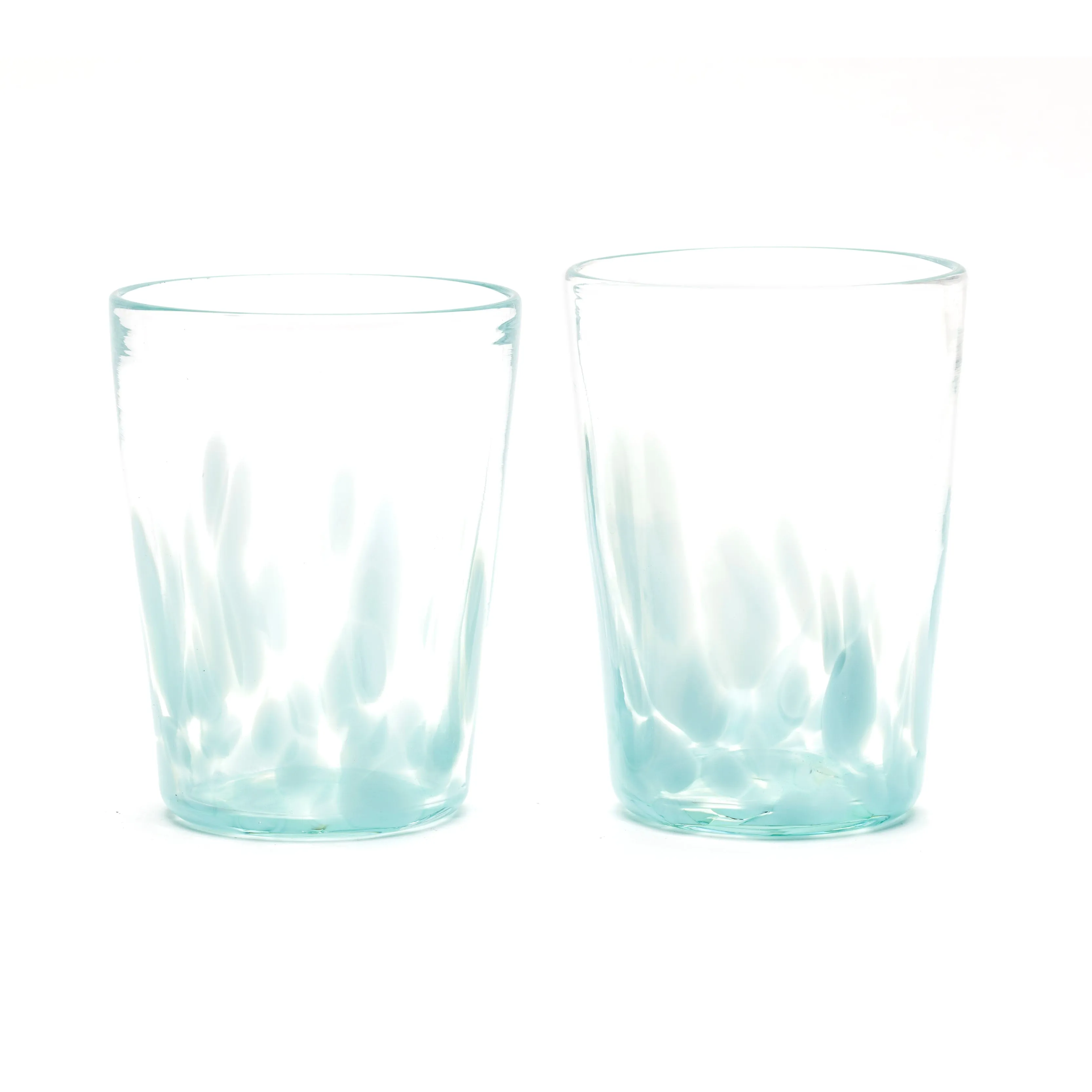 Teal/Transparent Tumbler Set