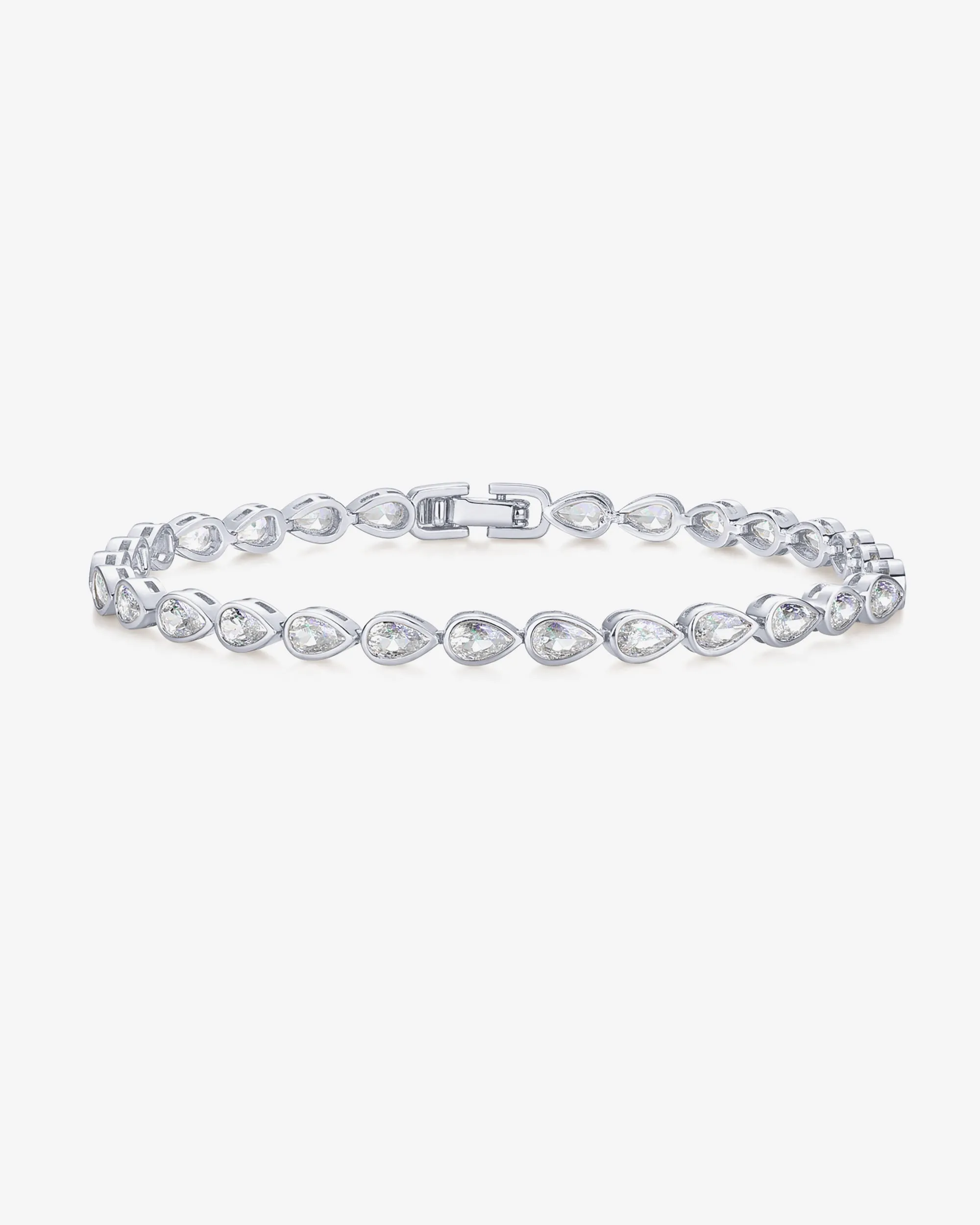Teardrop Stone Tennis Bracelet