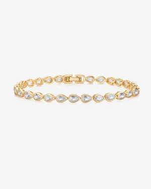 Teardrop Stone Tennis Bracelet