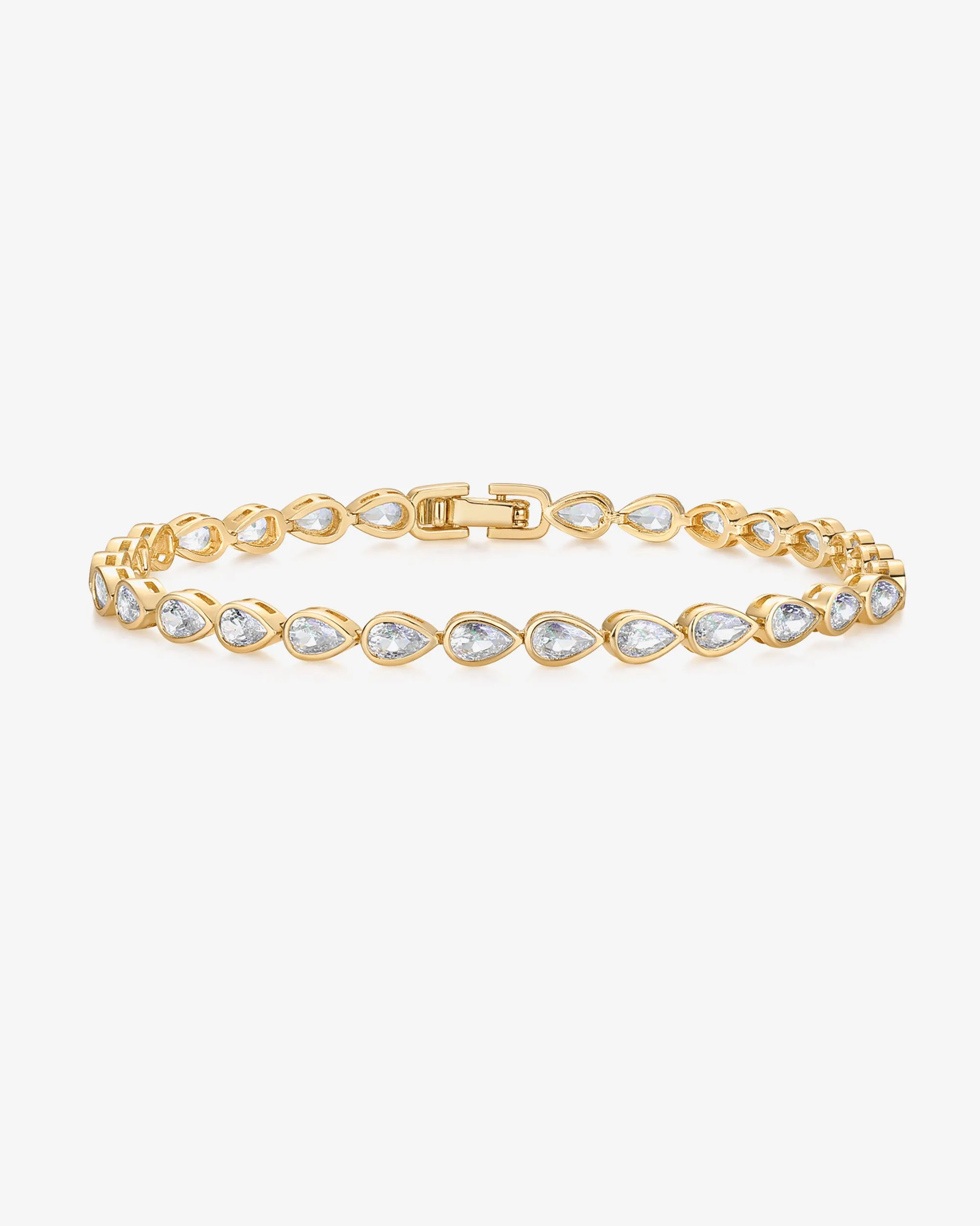 Teardrop Stone Tennis Bracelet